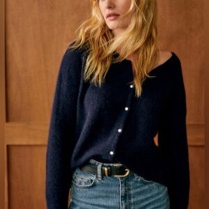 Sezane Gaspard Sweater in Navy XS